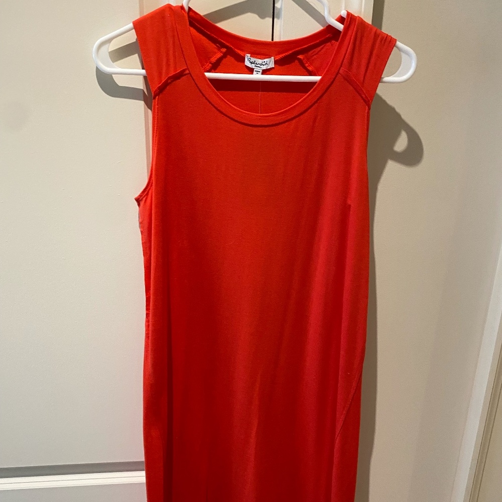 Splendid Madarin Orange Knit Dress - Size Small